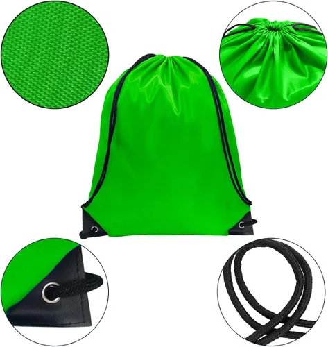 Vista 8 de Bolsas con cordón a granel 48 unidades mochila con cordón a granel bolsas de cordón para la escuela gimnasio