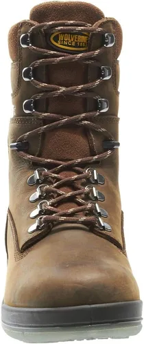 Vista 5 de Wolverine Botas de trabajo Durashock de alto rendimiento para hombre de 8 pulgadas, Marrón, 16-Jul