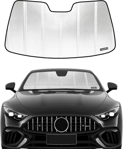 Vista 11 de Pigenius Parasol de parabrisas para Mercedes-Benz Clase C Convertible/Coupé 2017-2023 - Salvaguardia Gris
