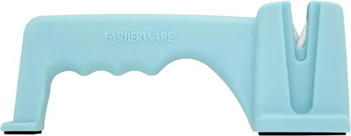 Vista 4 de Farberware Afilador de cuchillos de mesa, negro, 7.5 pulgadas