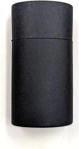 Vista 4 de Recipientes de desodorante de cartón vacíos de 2.65 oz (2.5 onzas) - Forma ovalada - Estilo push-up (paquete de 6, negro)