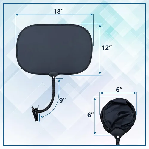 Vista 9 de TopShade Parasol para portátil - Flexible, ajustable y portátil