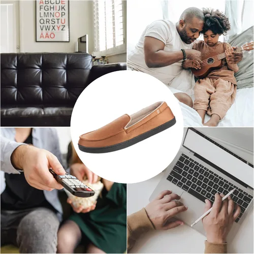Vista 6 de isotoner Men's Moccasin Slippers