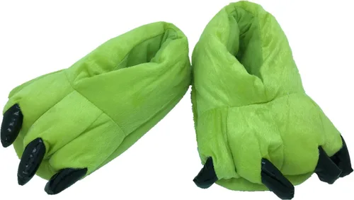 Vista 5 de Zapatos de casa cálidos de felpa con pies de animales para disfraz