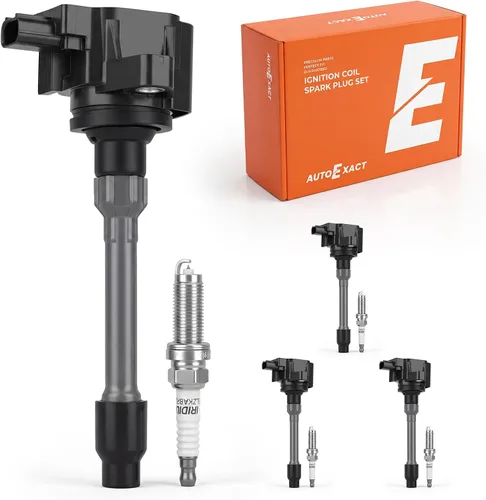 Vista 21 de Paquete de bobinas de encendido UF602 Iridium Spark Plug Set Fit para Honda
