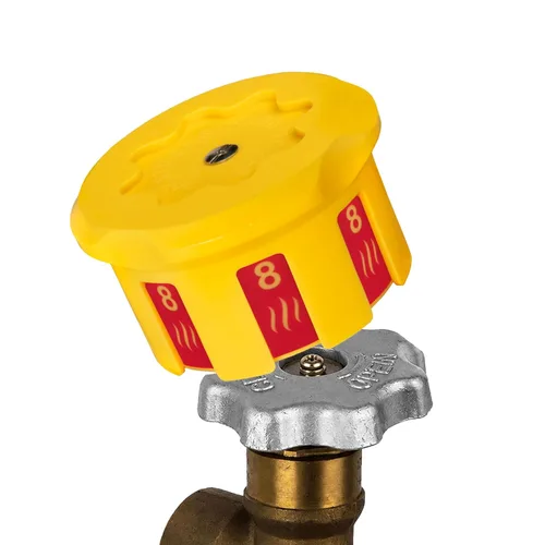 Vista 7 de Strong Hand Tools EZ-View Indicador de Válvula de Cilindro de Gas, Se Adapta a Volante de Mano de 3 Estrellas, Ahorro de Gas, Giro Fácil
