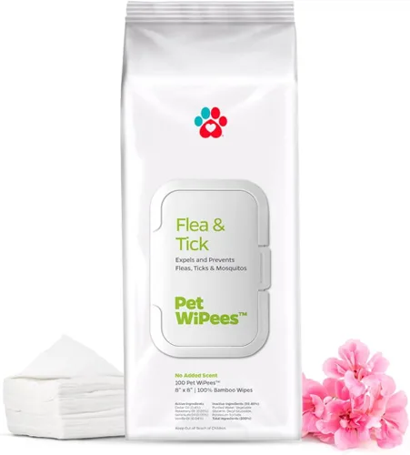 Vista 10 de Toallitas para gatos de todo uso Pet WiPees™ – 100 Toallitas de baño diarias para gatos, Toallitas naturales para gatos para orejas, pelaje