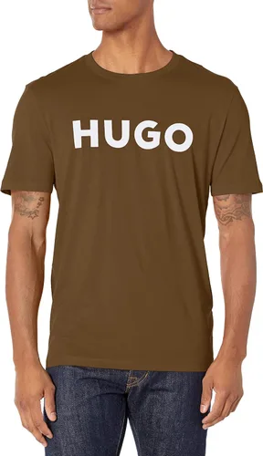 Vista 32 de Hugo Men's Print Logo Short Sleeve T-Shirt Blanco