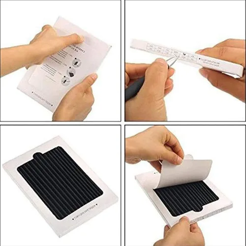 Vista 4 de Paquete de 4 filtros de aire de repuesto para refrigerador, filtro de aire de refrigerador activado con carbón compatible con Frigidaire