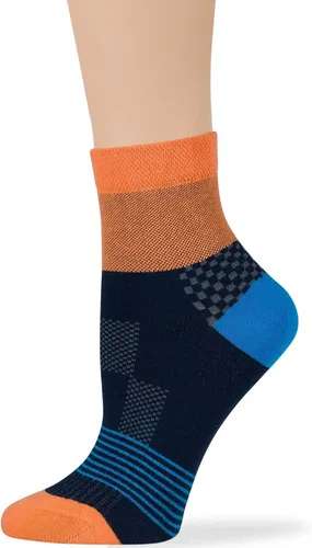 Vista 17 de 7BIGSTARS KINGDOM Women's Cotton Quarter Non-Binding Diabetic Fashion Socks-L-M-4 Pack-Multicolor