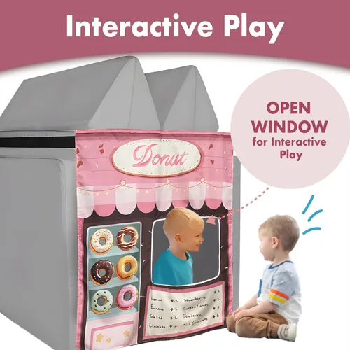 Vista 6 de Panel de juego para sofá modular de juegos para niños pequeños (sofá no incluido) (trío de acción y juego)