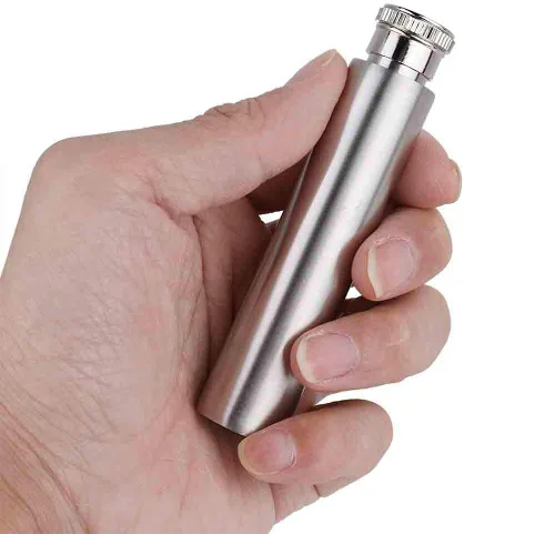 Vista 9 de TOPINCN Mini frasco de cadera, tubo de licor de bolsillo de acero