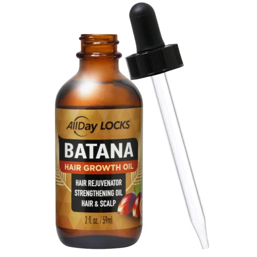 Vista 2 de AllDay Locks Batana Aceite para el crecimiento del cabello, cabello saludable, más grueso, más fuerte y brillante, 100% aceite de batana hondureño