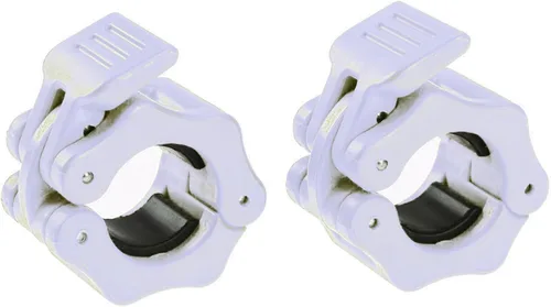 Vista 9 de Abrazaderas para barra de 1 pulgada, collares de ejercicio de 1 pulgada (25 mm) Juego de 2 clips de collar de bloqueo de liberación rápida para Negro