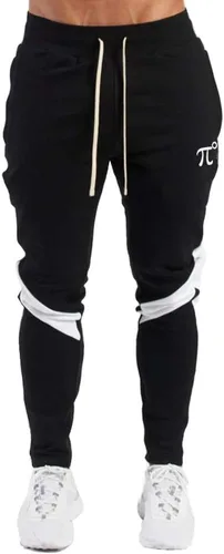 Vista 2 de PIDOGYM Pantalones deportivos ajustados para hombre, con bolsillos con cremallera