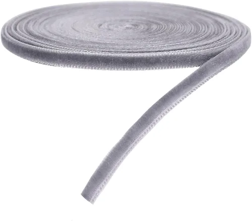 Vista 104 de Chenkou Craft 5 yardas de cinta de terciopelo para decoración navideña y embalaje artesanal