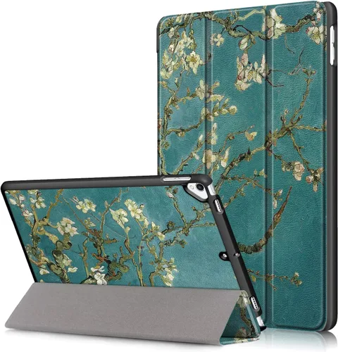 Vista 21 de Para Apple iPad de 9ª/8ª/7ª generación de 10.2 pulgadas (2021/2020/2019), cubierta trasera transparente de TPU a prueba de golpes