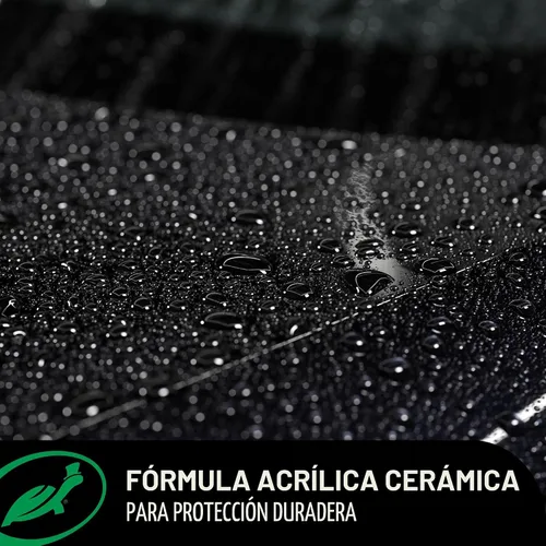 Vista 3 de Turtle Wax Hybrid Solutions - Aerosol de cera negra acrílica de cerámica para automóvil, restaura la apariencia de la pintura negra del automóvil