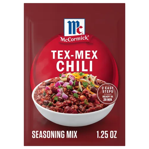 Vista 11 de Mezcla de condimento de chile McCormick Tex-Mex Chili de 1.25 onzas
