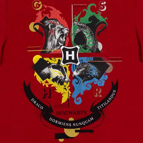 Vista 7 de Harry Potter Hogwarts - Camiseta de manga corta para niños (3 unidades)