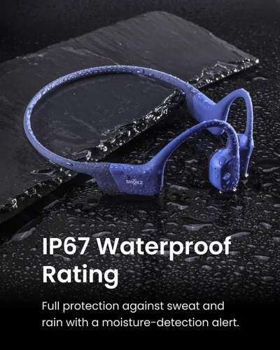 Vista 4 de SHOKZ OpenRun Mini (AfterSHOKZ Aeropex Mini) - Auriculares deportivos Bluetooth con conducción ósea (renovado)