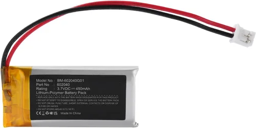 Vista 5 de 602040 450mAh LI-PO batería recargable con conector XH2.2.126 in/2Pin