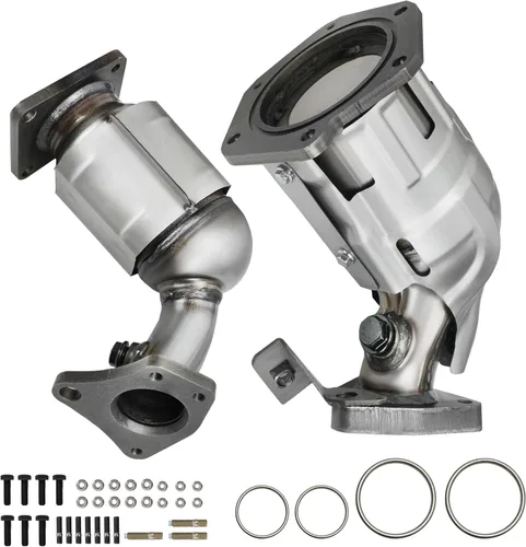 Vista 15 de JT Convertidor catalítico compatible con Nissan Frontier/Xterra 2002 2003 2004 3.3L V6 2 piezas (compatible con EPA)