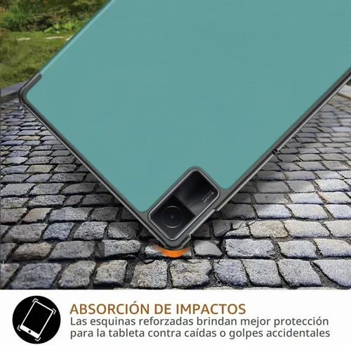 Vista 6 de Funda para Xiaomi Redmi Pad SE de 11 pulgadas, carcasa rígida con soporte delgado y parte trasera protectora inteligente para Redmi Pad SE 11 2023