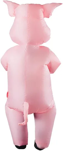 Vista 5 de Disfraz inflable de Halloween de koala de cebra panda gigante cerdo rosa árbol de Navidad divertido disfraz para adultos y fiestas de cosplay