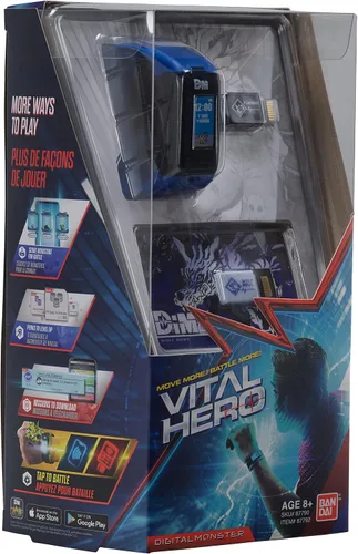 Vista 4 de Vital Hero Digimon - PVC azul talla única para reloj