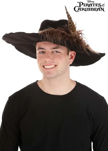 Vista 2 de Fun Costumes Sombrero de pirata Barbossa con plumas para adultos