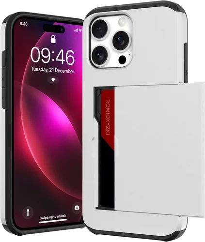 Vista 35 de ZIYE Funda tipo cartera para iPhone 16 Plus con tarjetero, antiarañazos de doble capa con bolsillo oculto, funda a prueba de golpes compatible