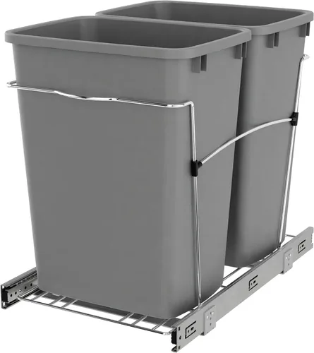 Vista 11 de Cesto de basura doble y extraíble RV V 15KD 18CS de Rev A Shelf