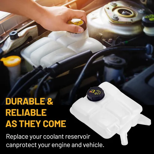 Vista 7 de Depósito de Rebosamiento de Expansor de Refrigerante 603-382 Compatible con 2013-2018 C-MAX 2013-2016 Escape 2012-2018 Focus 2014-2016 Transit