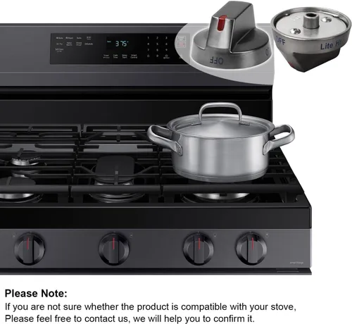 Vista 4 de Repuesto de repuesto para estufa de horno de cocina a gas para Samsung NX58M6850SG, NX58J7750SG, NX58J5600SG, NX58J5600SG, NX58K7850SG NX58K7850SG