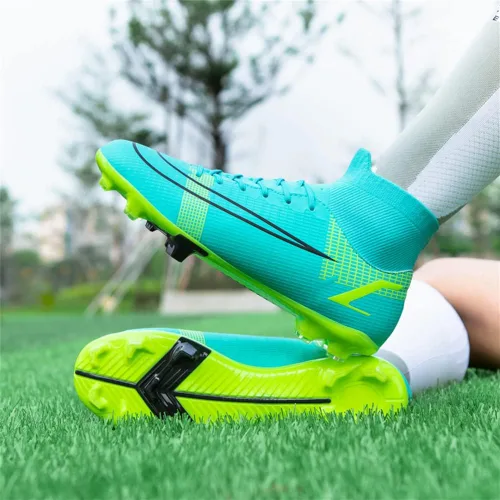 Vista 6 de Mens Soccer Cleats Football Boots Professional Training Turf Mens Outdoor Indoor Sports Athletic Big Boy's Sneaker
