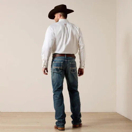 Vista 2 de ARIAT M4 Jeans elásticos relajados con corte de bota Goldfield