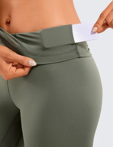 Vista 4 de CRZ YOGA - Leggings Naked Feeling (sensación de segunda piel) de entrenamiento para mujer, de 28pulgadas, pantalones de yoga de largo completo