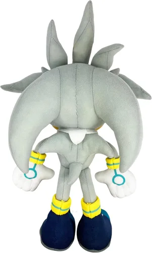 Vista 2 de Great Eastern GE-98960 Sonic The Hedgehog - Muñeco de peluche de 13 pulgadas, plateado