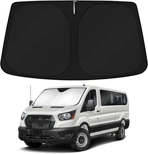 Vista 309 de KUST - Parasol plegable para parabrisas para BMW X1 E84, accesorios 2011 2012 2013 2014 2015, protector de visera de sol ajustable que bloquea