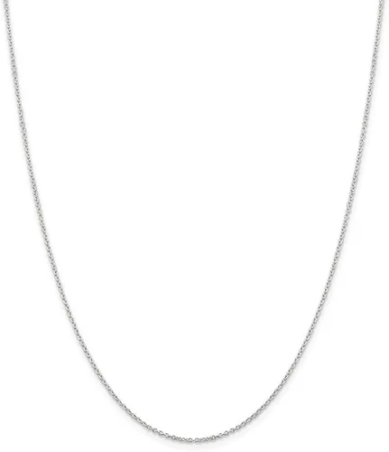 Vista 3 de Collar de plata de ley con diseño de lazo negro de 0.945in
