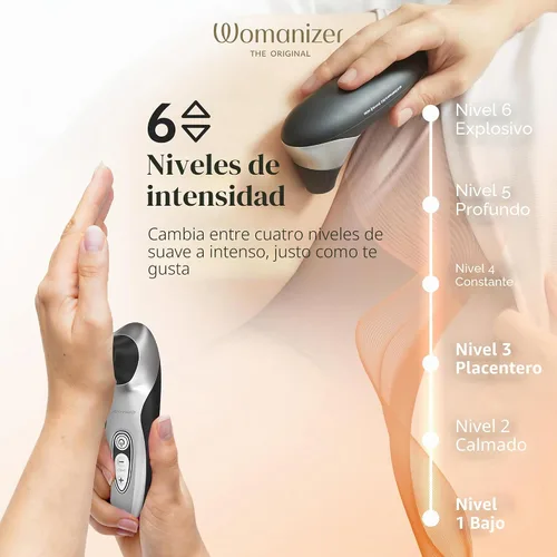 Vista 5 de Womanizer Pro40 - Potenciador del placer sensual. Negro