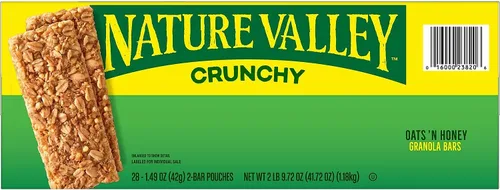 Vista 3 de Nature Valley 618557 Nature Valley Barras de granola crujientes de avena y miel, 1.5 onzas
