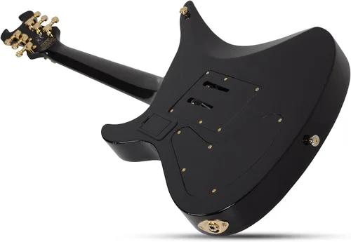 Vista 3 de Schecter Synyster Gates Custom-S - Negro con rayas doradas