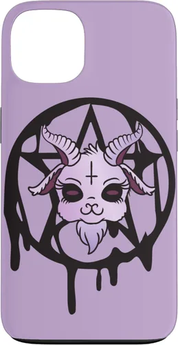 Vista 7 de Anime Aesthetic Baphomet Pentagram Pastel Goth Case for iPhone 17