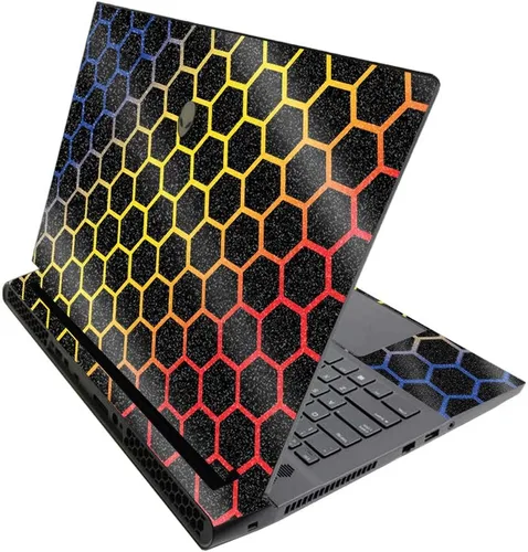 Vista 209 de MightySkins - Skin brillante con purpurina para Alienware M17 R3 (2020) y M17 R4 (2021) - Diversión de los años 90 Acabado duradero con purpurina