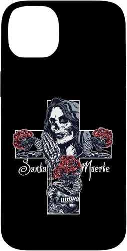 Vista 15 de Funda con diseño de calavera de Santa Muerte para iPhone 17