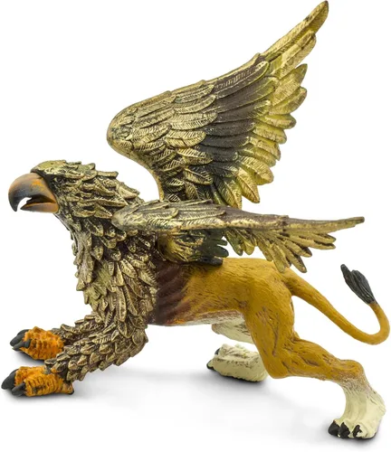 Vista 4 de Safari Ltd. Figura de Griffin – Figura detallada de plástico de 4.25 pulgadas – Majestuosa criatura mítica juguete de juego para niños, niñas