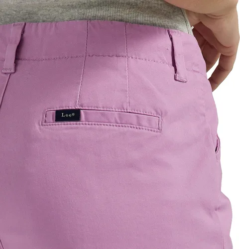 Vista 4 de Lee - Bermudas de gabardina con corte regular para mujer