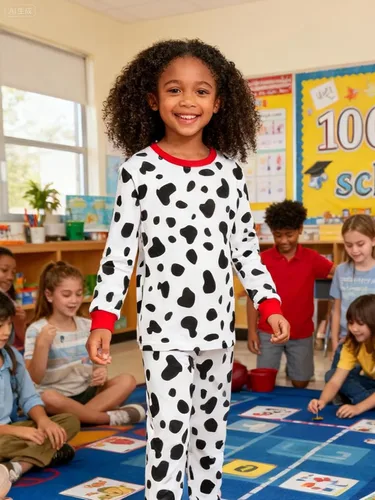 Vista 4 de A&J DESIGN Pijamas para bebés y niños 100% algodón